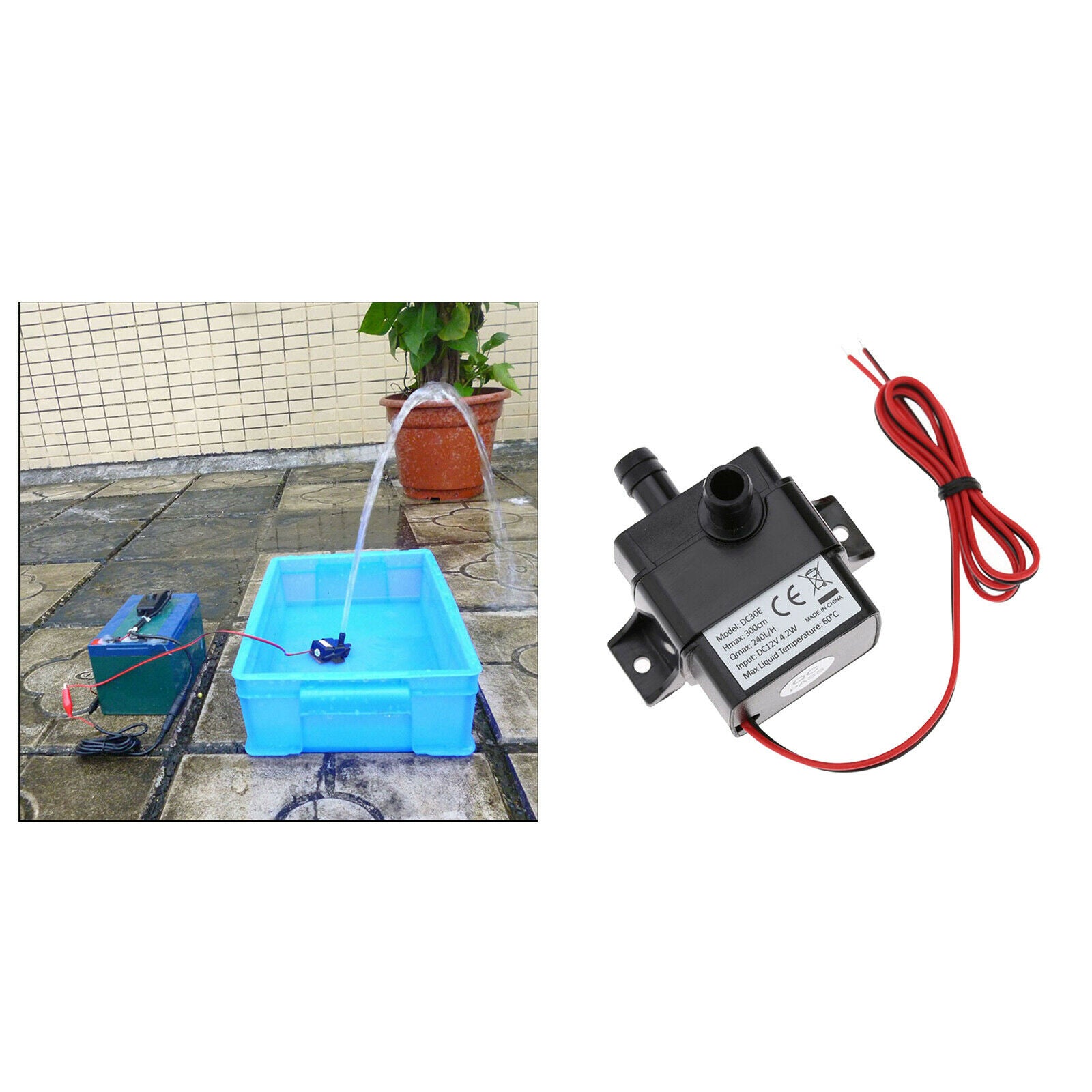 Cat Dog Water Fountain Pump Brushless Pet Bowl Fountain Water Replacement