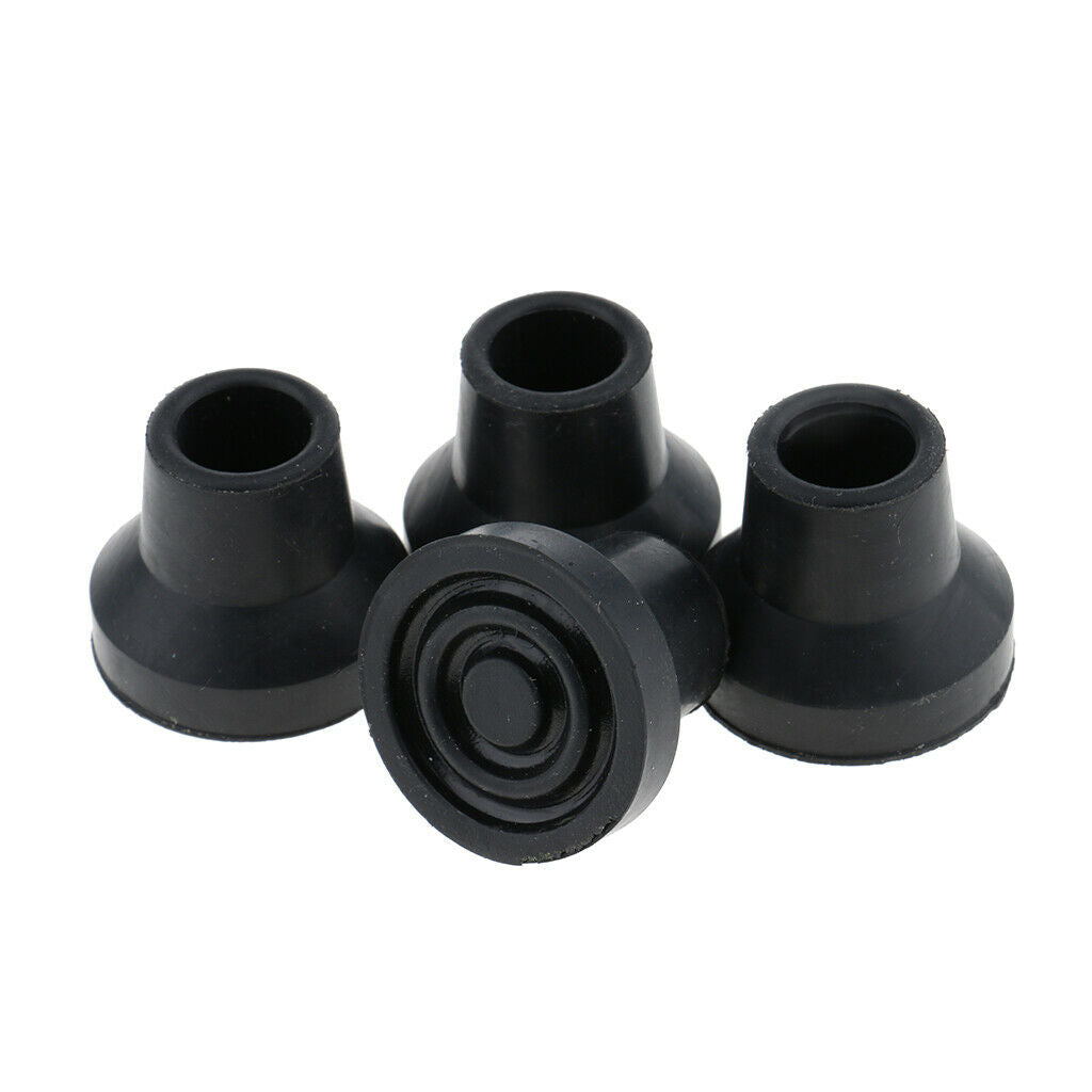 8pcs Anti-skid Rubber Stable Shock Absorb  End Crutch Cane Tips