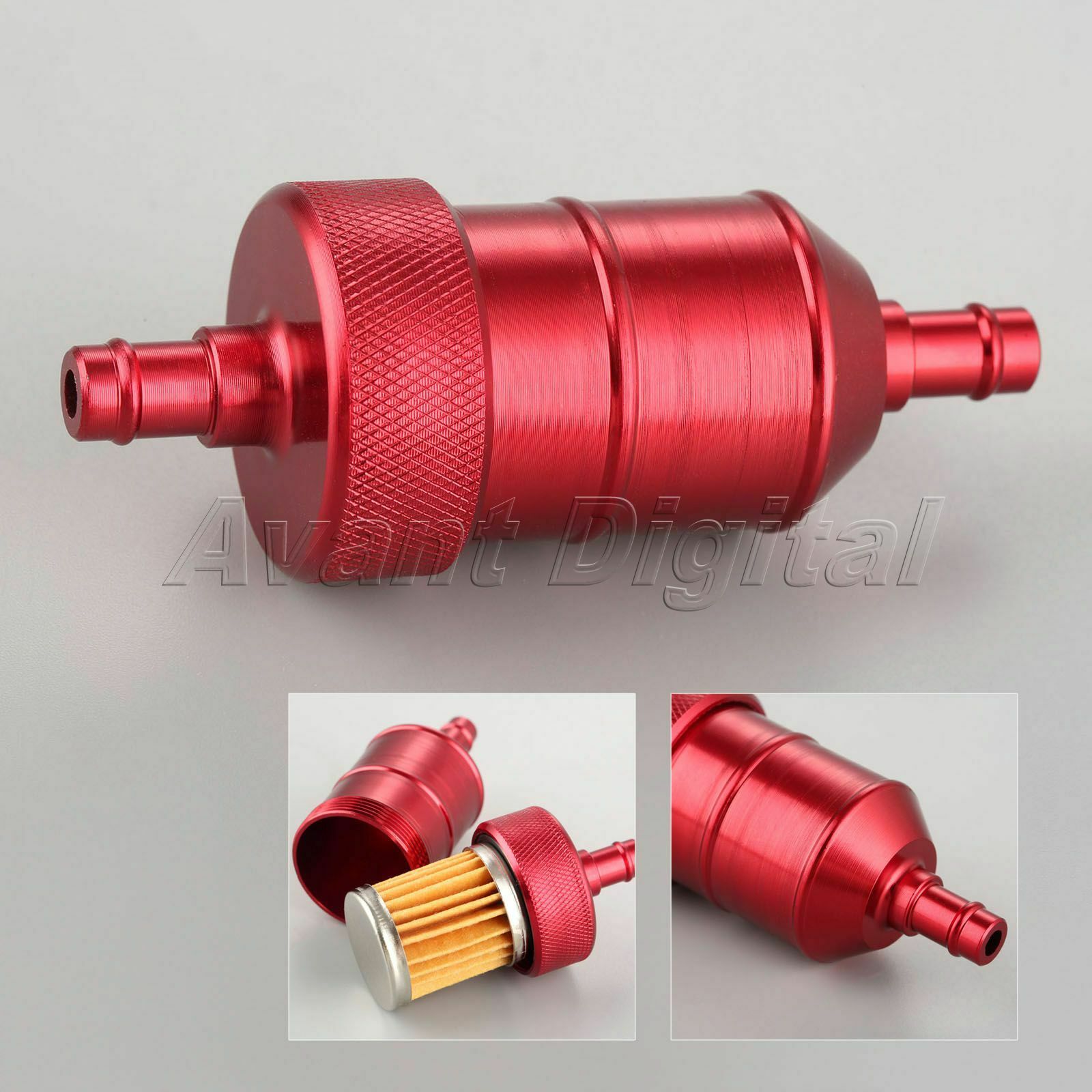 8mm 5/16" Fuel line Universal Motorcycle ATV Fuel Gas Oil Petrol Filter Cleaner