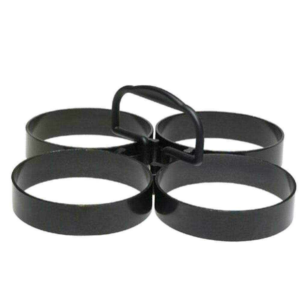 Kitchen Tool Non Stick Egg   Fry Pan Pancake Egg Circle Round Moulds Black