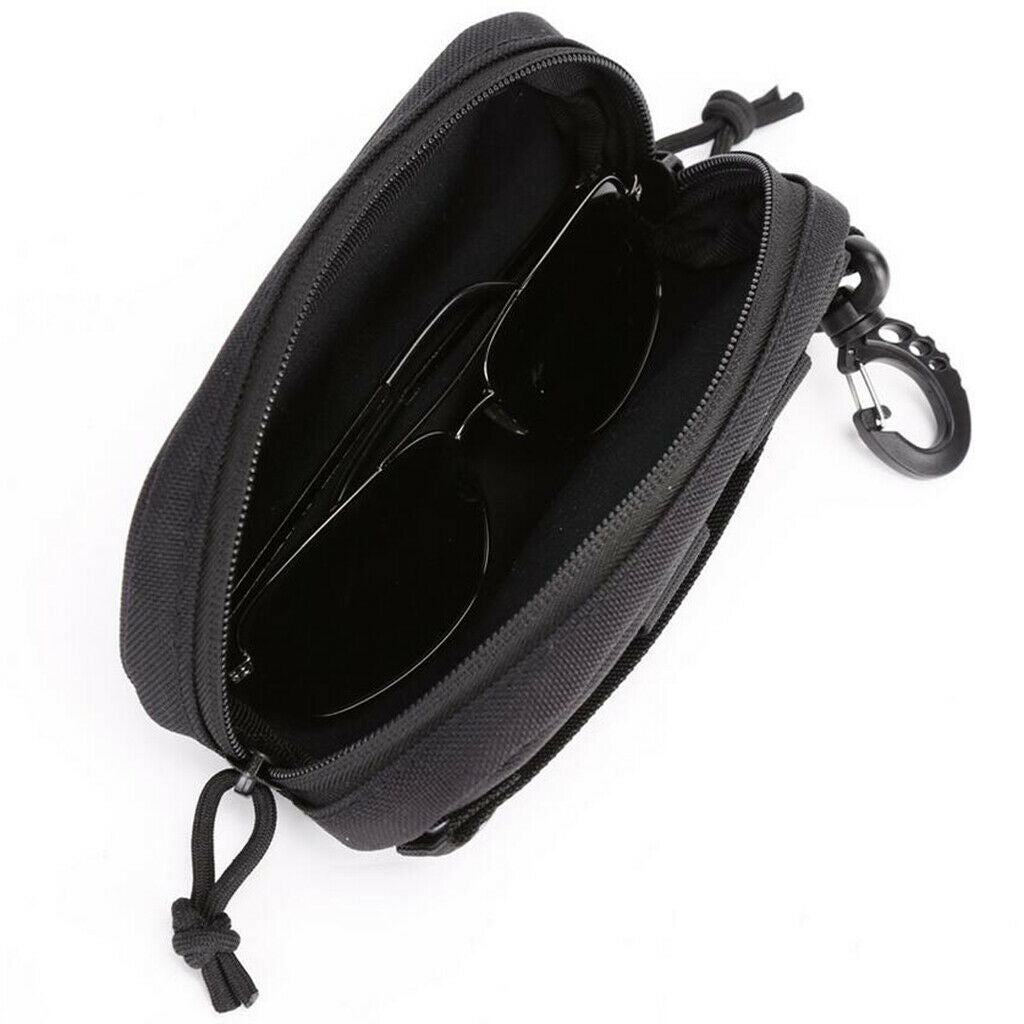 Sunglasses Box Storage Eyeglasses Hard Case Glasses Travel Carrier Black