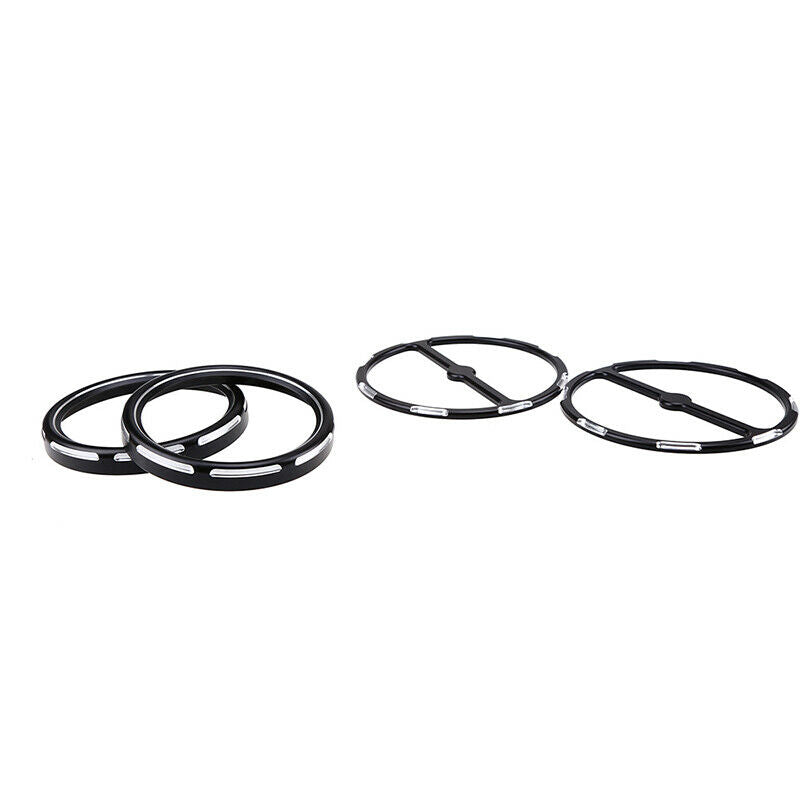 Speaker Trim Rings Speedometer Bezels For Harely Street Road Electra Glide 96-13