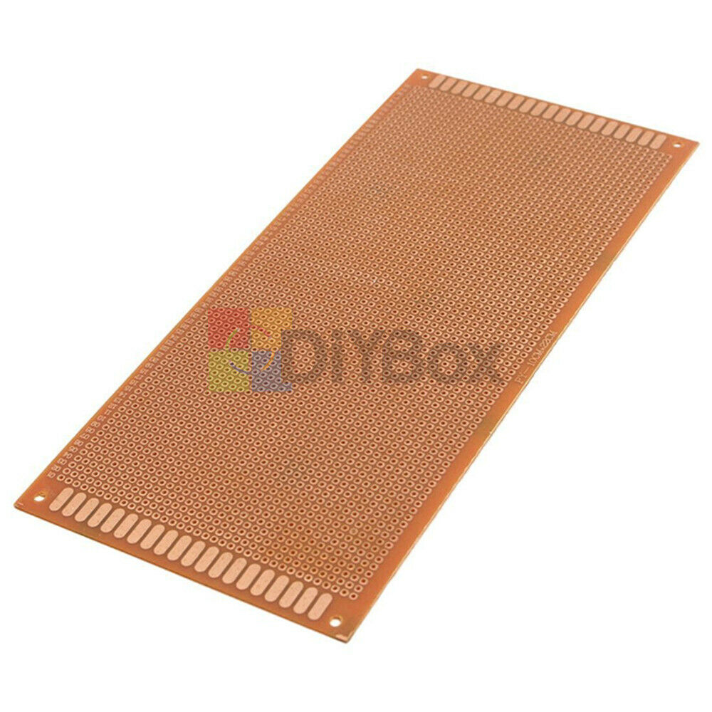5PCS 10x22cm Soldering Prototype Copper PCB Board Single Side Universal 2.54mm