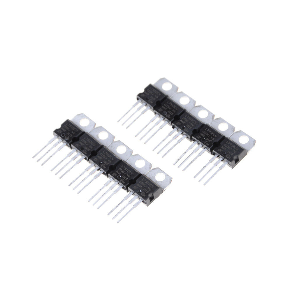 10Pcs IC L7912CV L7912 TO-220 12V Voltage Regulator  N XjSJCA