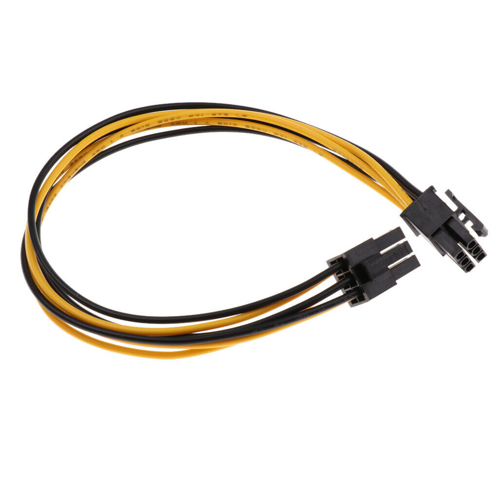 6 Pin (male) To (male)   Power Extension Adapter Cable For GPU Video Card