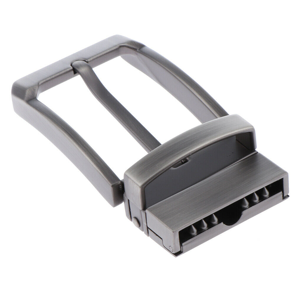 Reversible Single Prong Rectangular Belt Buckle Metal Pin Buckle Replacement