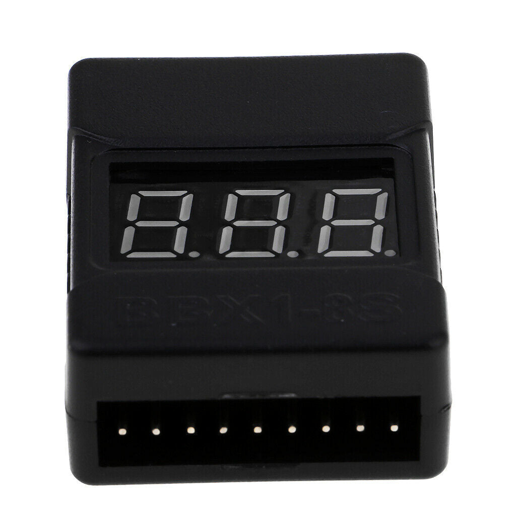 LiPo Battery Checker Low Voltage Tester Buzzer Alarm Monitor for RC Plane