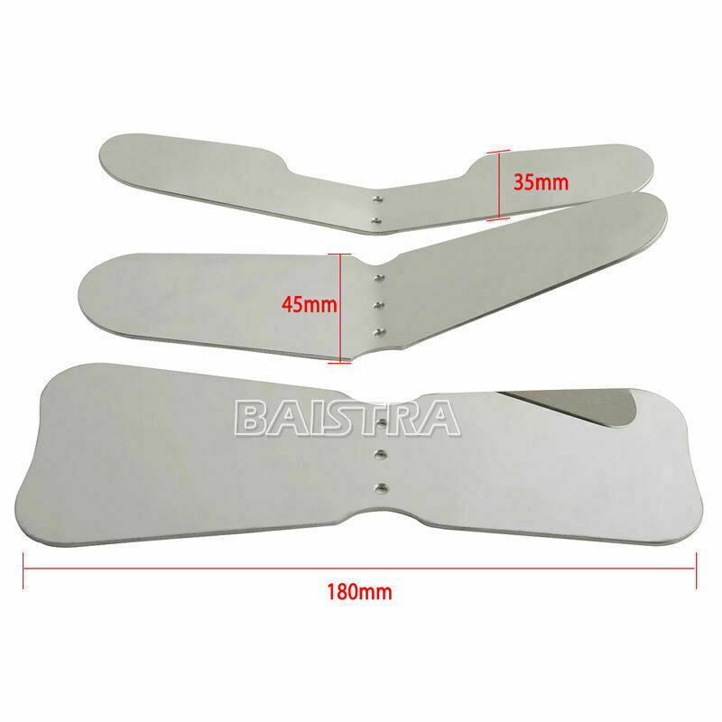 3 X Dental Ortho Intra oral Photography Mirror Glass Reflector Mouth Mirror
