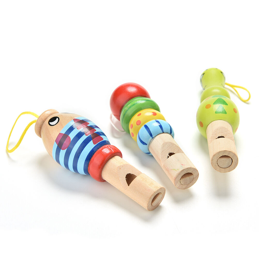 Animal Whistle Music Enlightenment Baby Children Educational Wood Kids To.l8