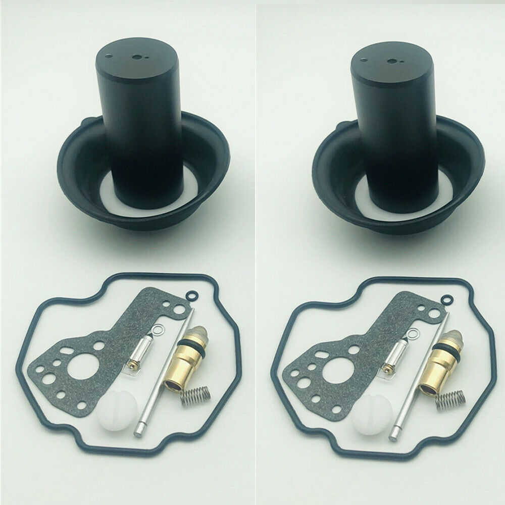2x Carburetor Repair Kit w/ Plunger & Piston For Yamaha xv535 virago 1990 2000