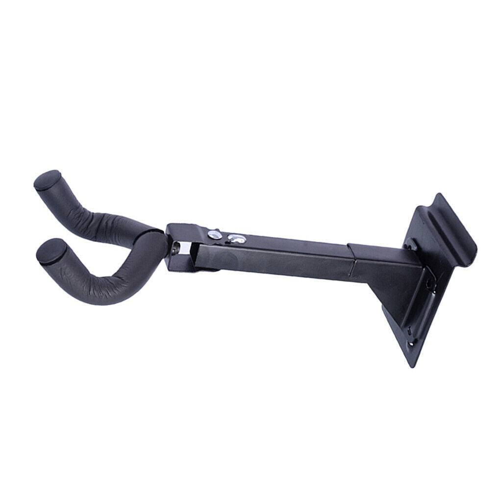 Guitar Hanger Hook Support Keep Holder Bracket Display DIY Instruments Black