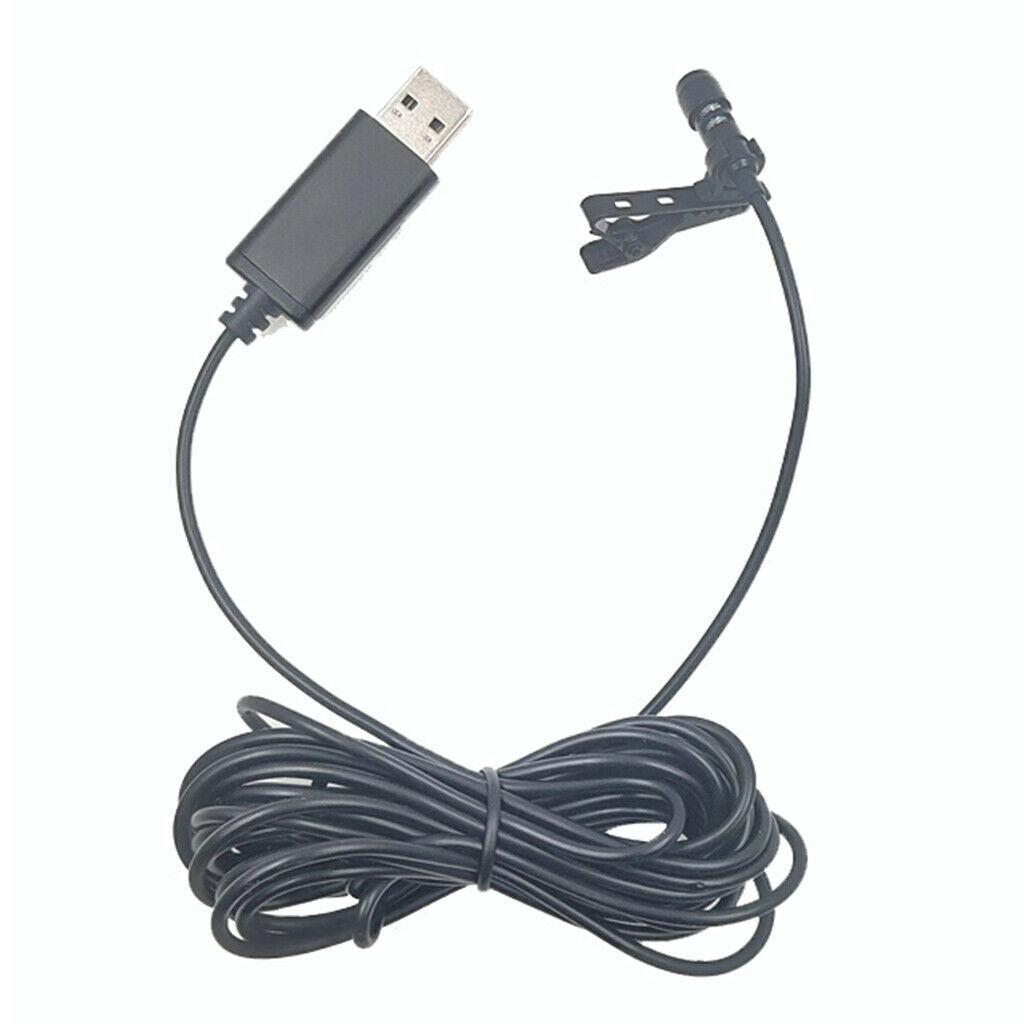 Multifunction USB   Lapel Mini Lavalier Microphone for Phone PC Recording