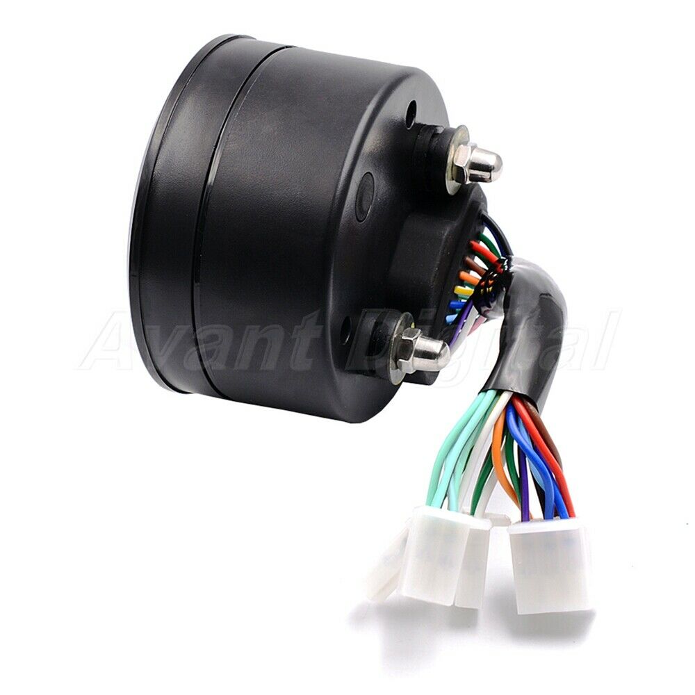 Motorcycle Speedometer Tachometer Odometer Oil Meter Multi-function LED digital