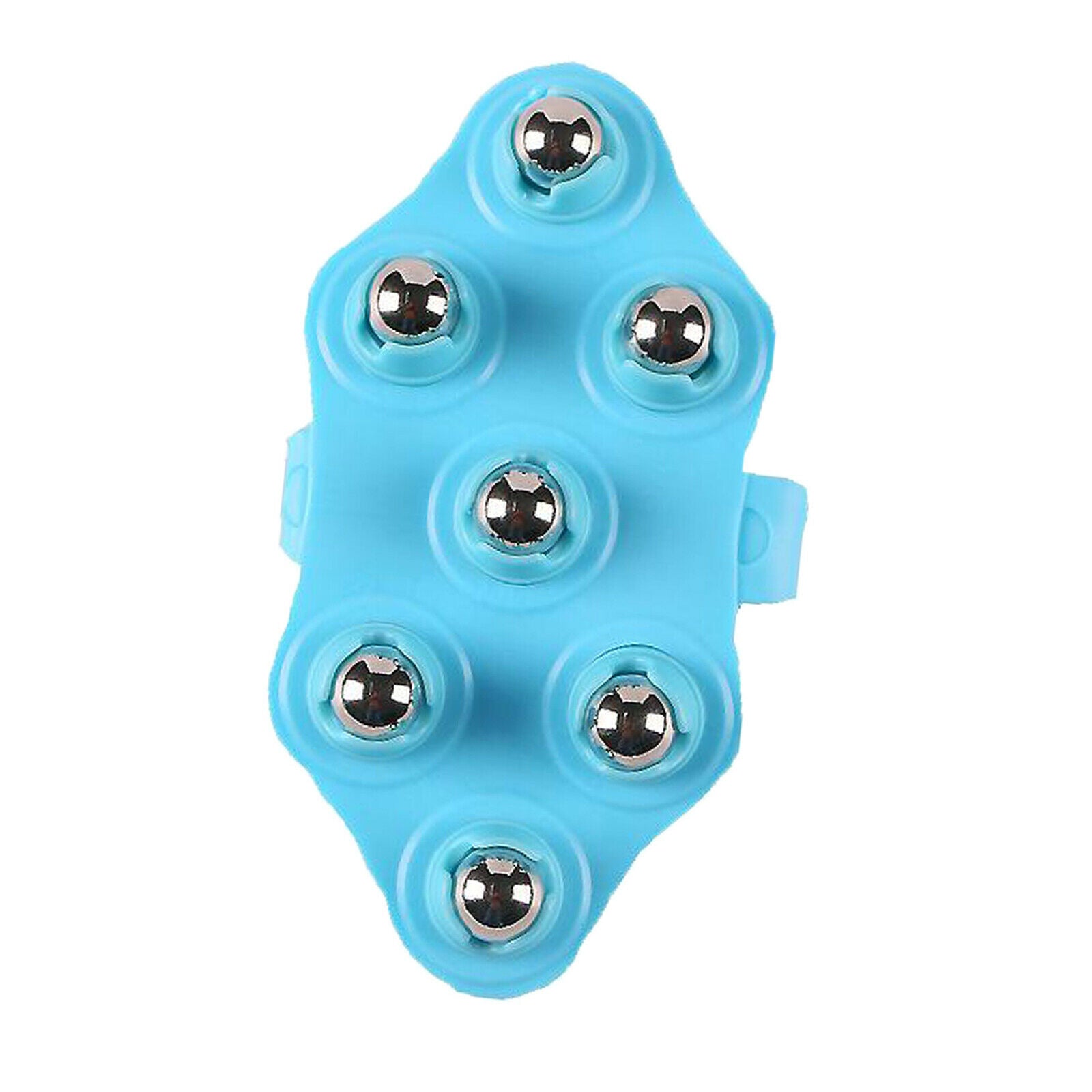 Palm Shaped Hand Held Massager Pain Relief for Foot, Hamstrings, Thighs Blues