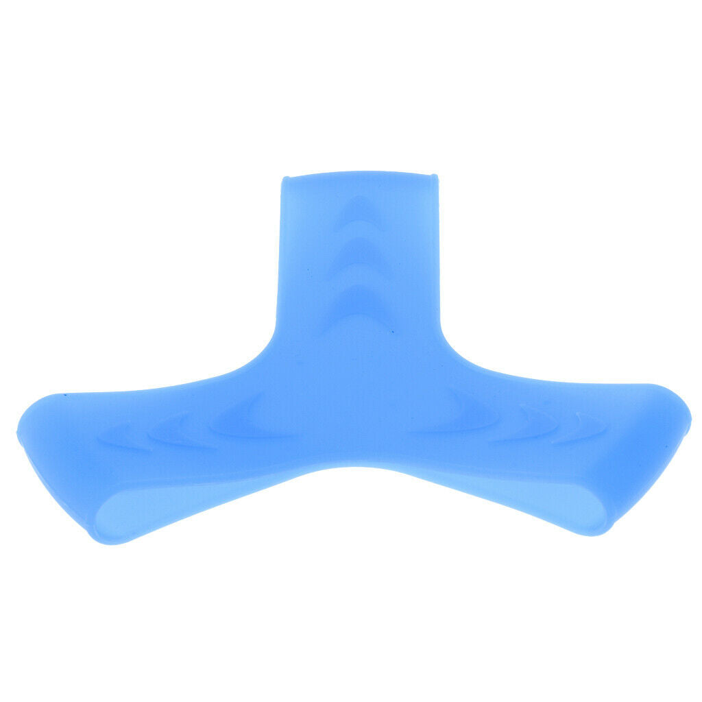 1 Pair Swimming Snorkeling Scuba Diving Fin Keepers Grippers Straps L blue