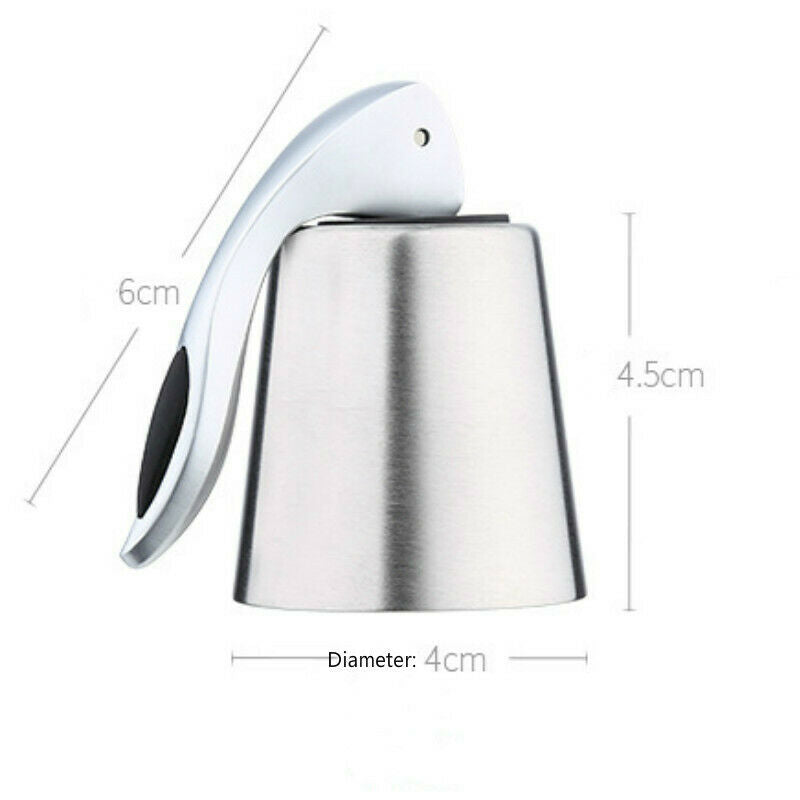 Stainless Steel Champagne Vacuum Stopper Saver Sealed Cap Bottle Club Bar Wine