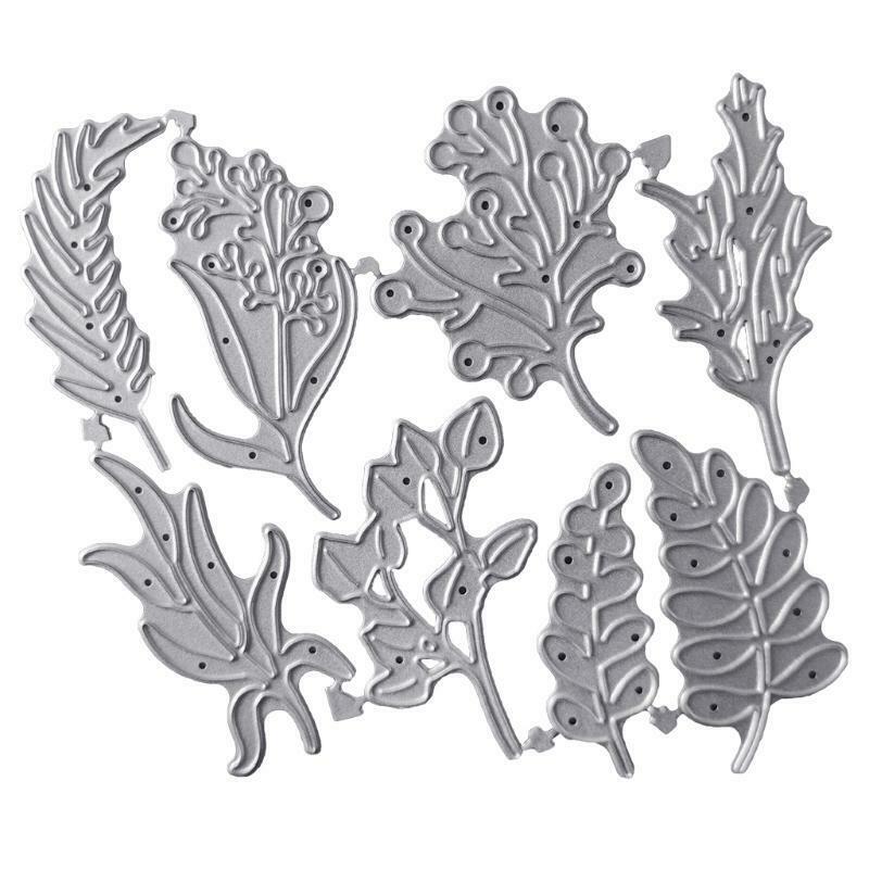 Large Leaves Metal Cutting Dies Stencil DIY Scrapbooking Album Paper Card Mold