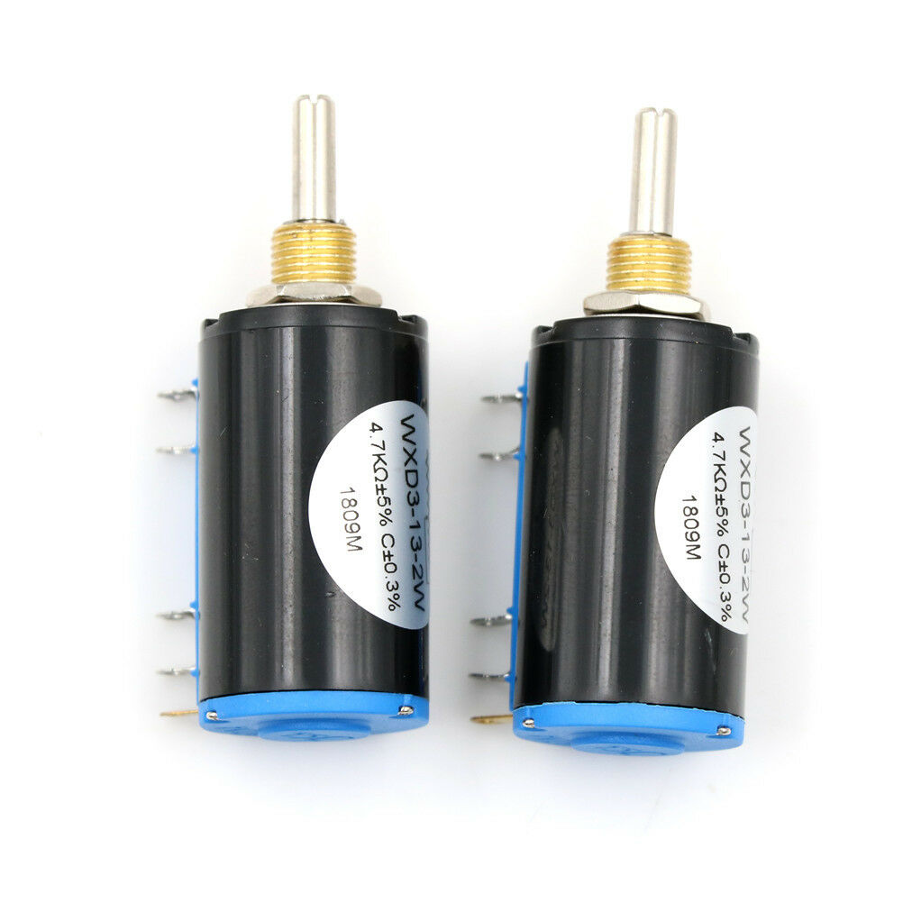 2PCS WXD3-13-2W 10K Ohm Rotary Multiturn Wirewound Potentiometer NTJC.l8