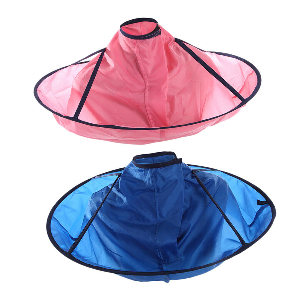 2 Pieces Professional Women Men Hair Cutting Cape Hair Catcher Hairdressing
