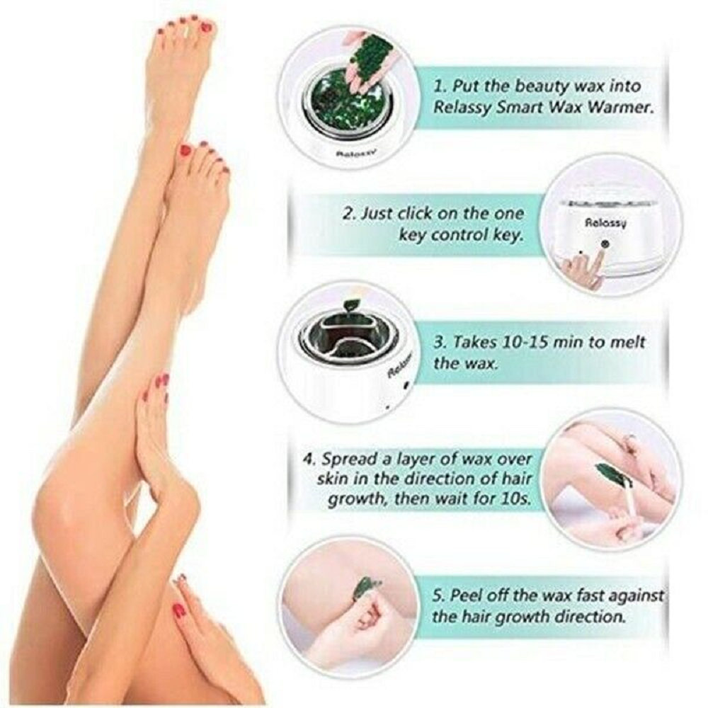 1+5x Nose Ear Hair Removal Wax Set - Sticks Easy Mens Nasal Waxing Strip Remover