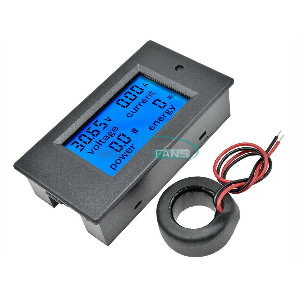 Digital Voltage Volt Current Meter Panel Power Energy LCD AC 80-260V 0-100A
