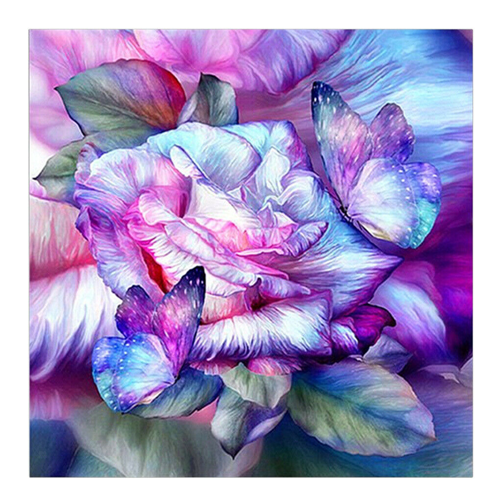 Art Flower 5D Diamond Painting Round Drill DIY Embroidery Craft Home Decor