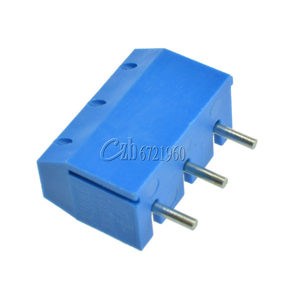 30PCS KF301-3P 5.08mm Blue Connect Terminal Screw Terminal Connector