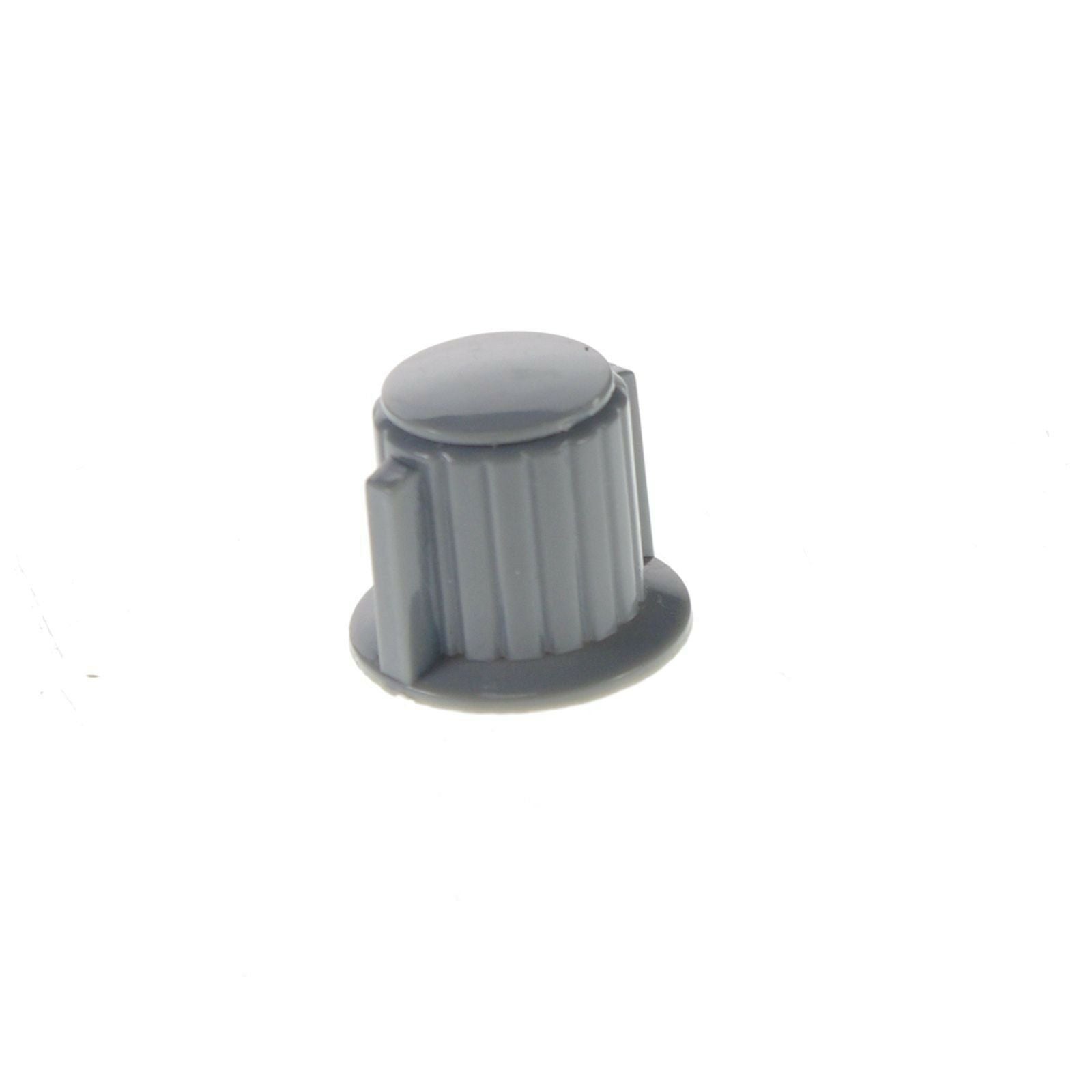 (2)KDJ25-20-6J Rotary Knob Hat Wave-band Rotary Plastic Rotate & Ear Type Grey