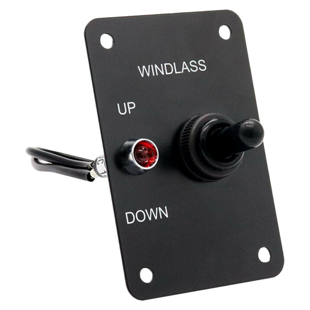 12V 15A Windlass Up / Down Toggle Switch Control Panel for Marine Boat