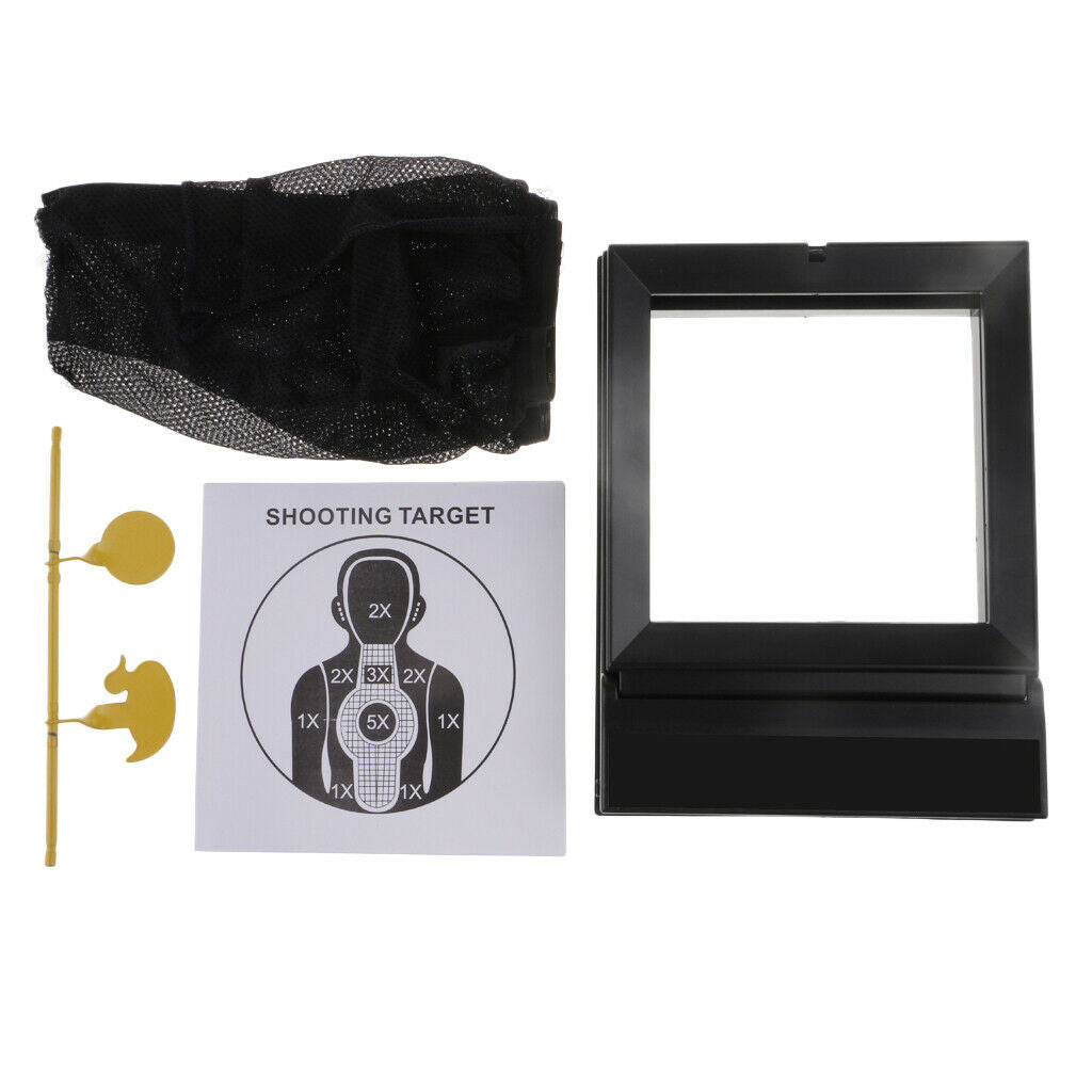 Shooting Target Reusable BB + Pellet Trap Net Catcher Shooting Training Practice