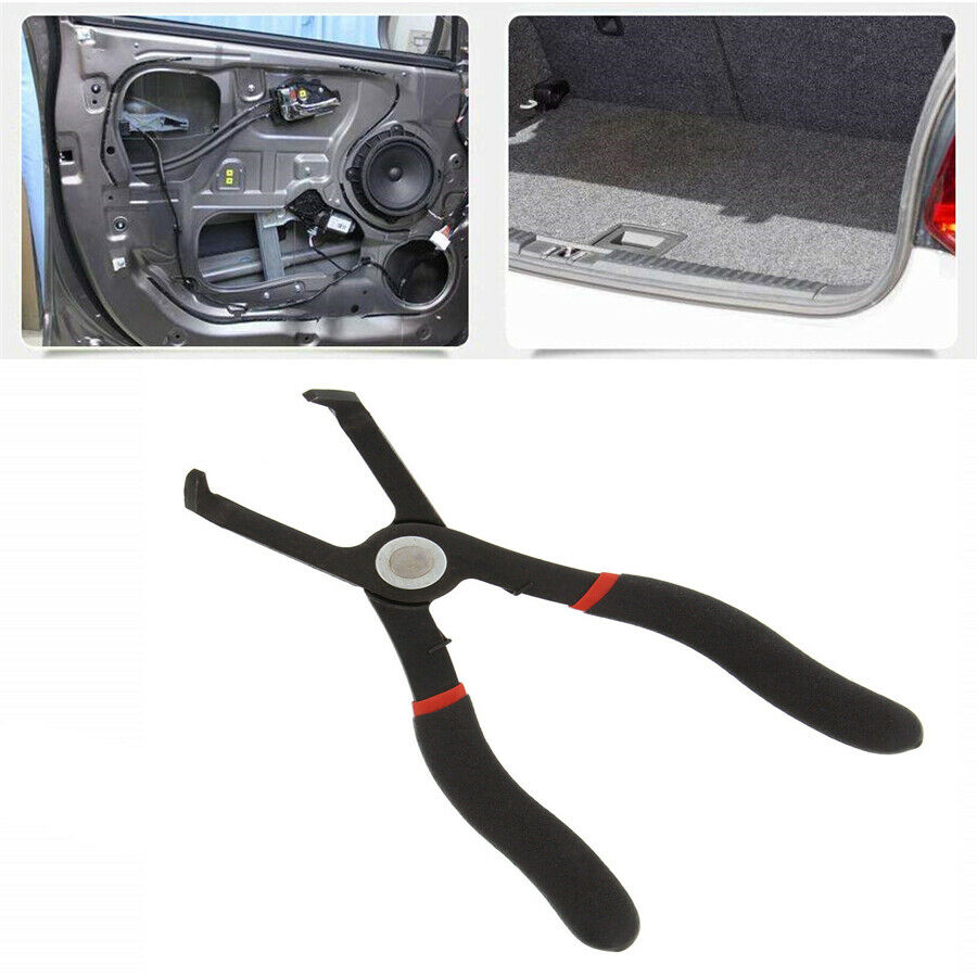 80Â° Push Pin Pliers Plastic Clip Remover Car Panel Garden Fastener Puller Tool