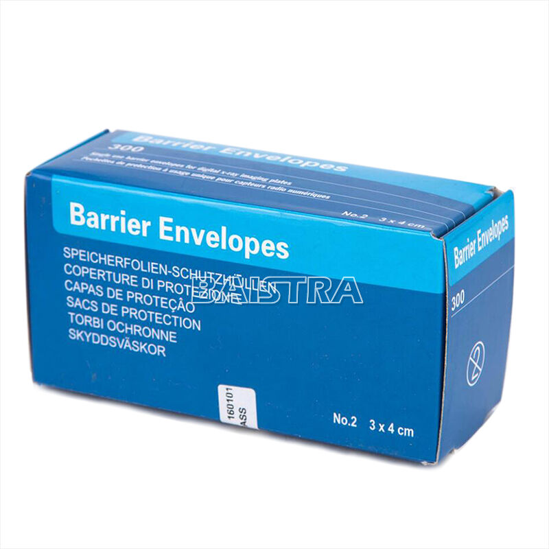 10X Dental Digital X-Ray Scan Barrier Envelopes Phosphor Plate 33*44mm 300pc/box