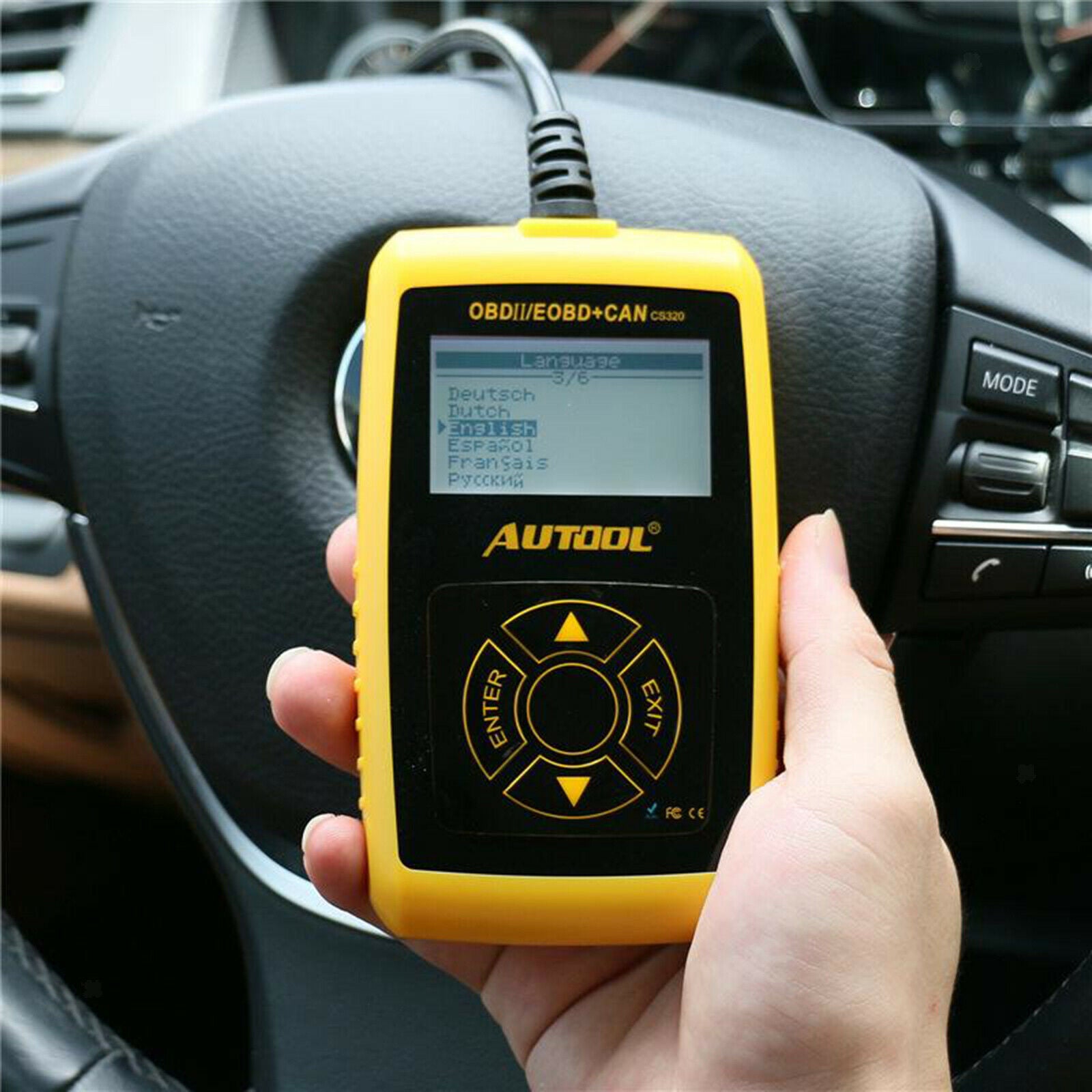 Scanner Engine Light Check Auto Code Reader OBD II Diagnostic Diagnostic , Auto