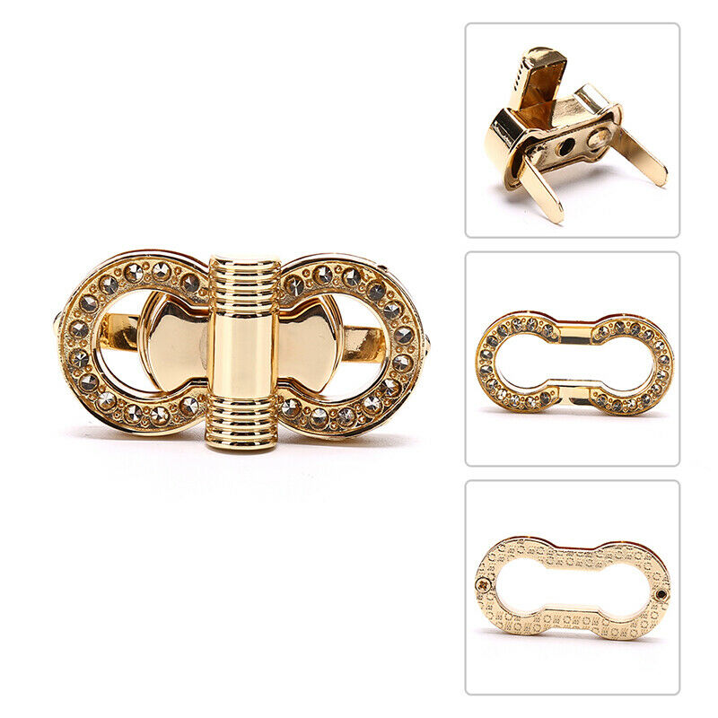 Metal Clasp Turn Twist Lock for DIY Handbag Craft Shoulder Bag Purse Hard.l8