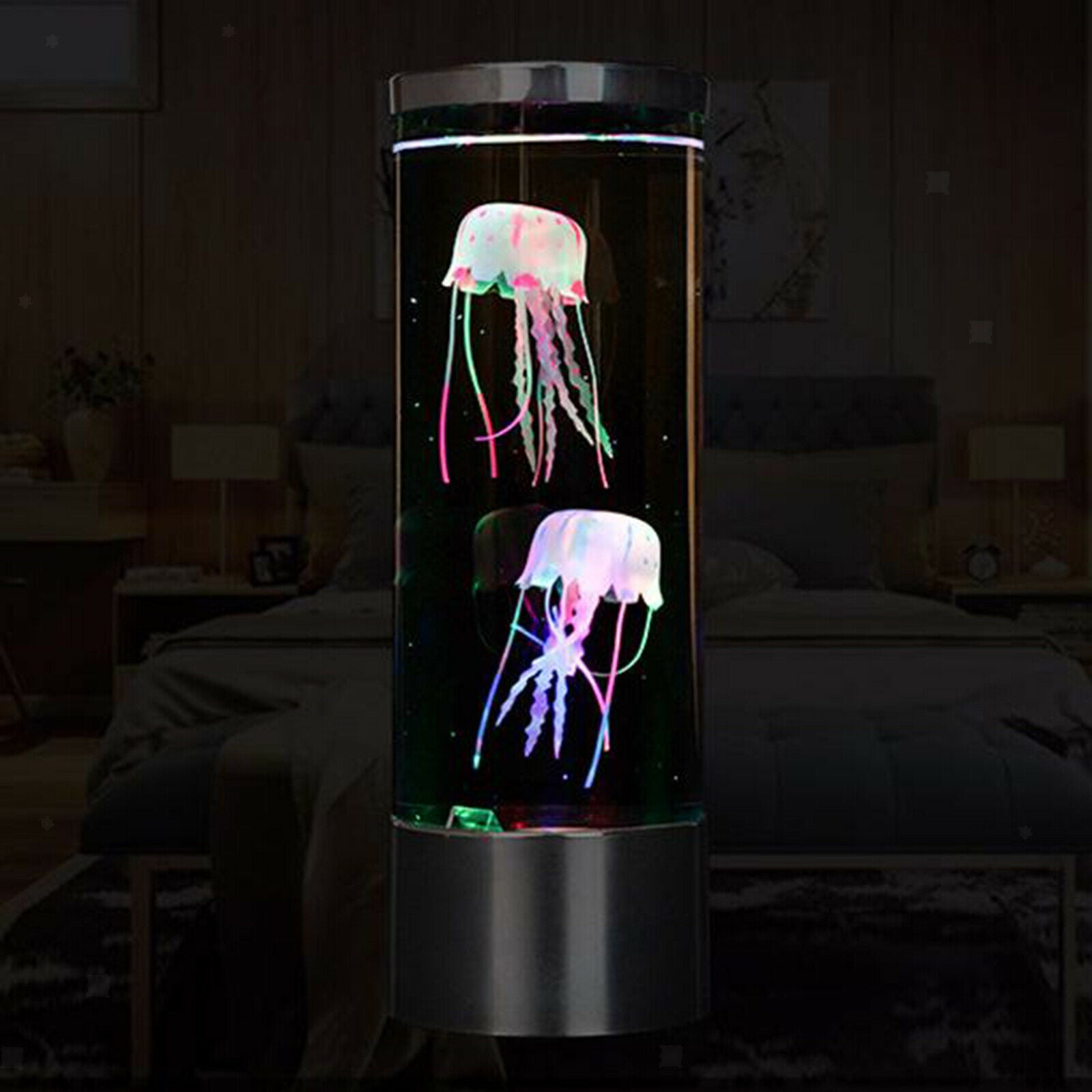 LED Jellyfish Lamp Electric Cute Color Changed Night Light Kids Xmas Gift