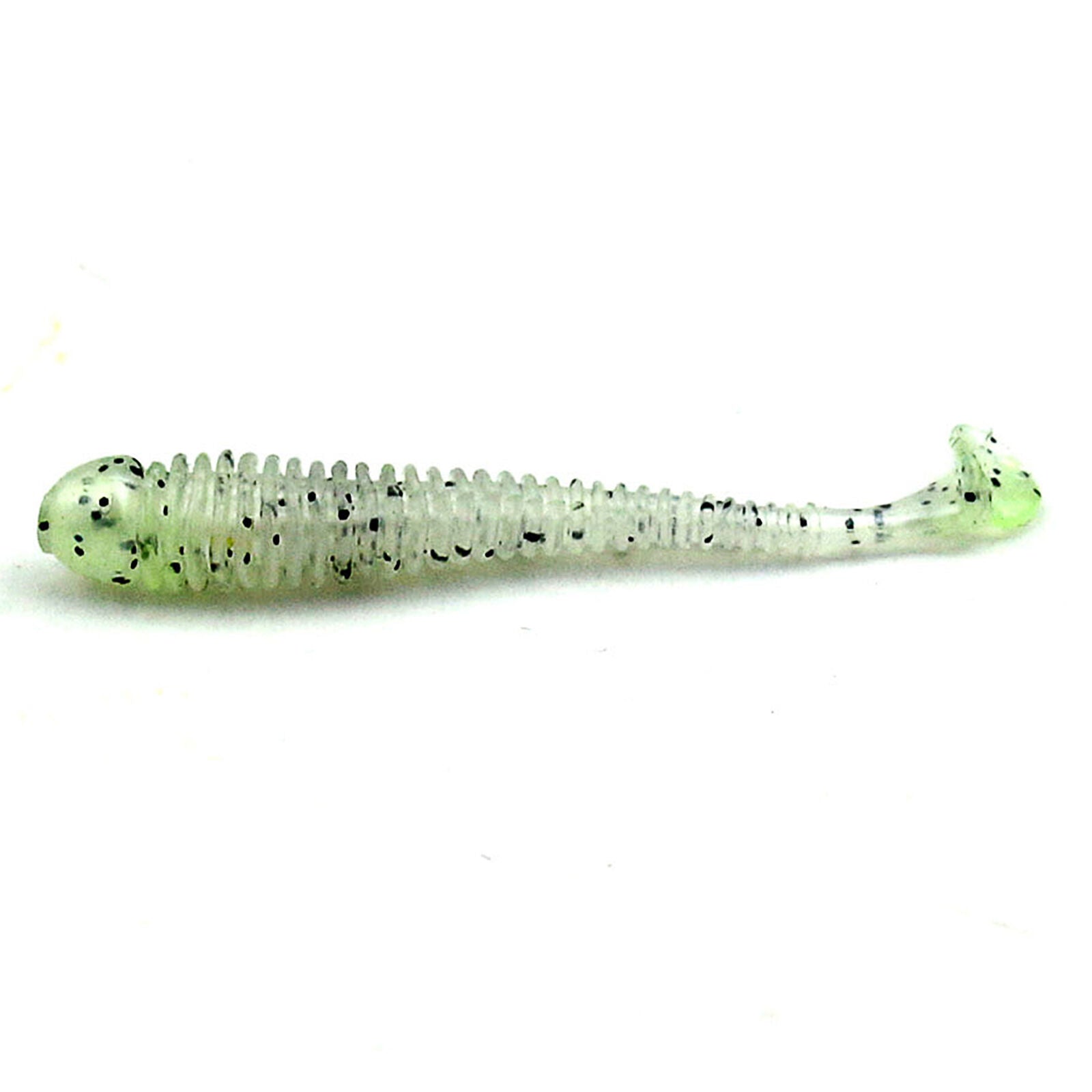 Lot 50pc Soft Plastic Lures Fishing Bait Single tail capuchin maggot Soft Tackle