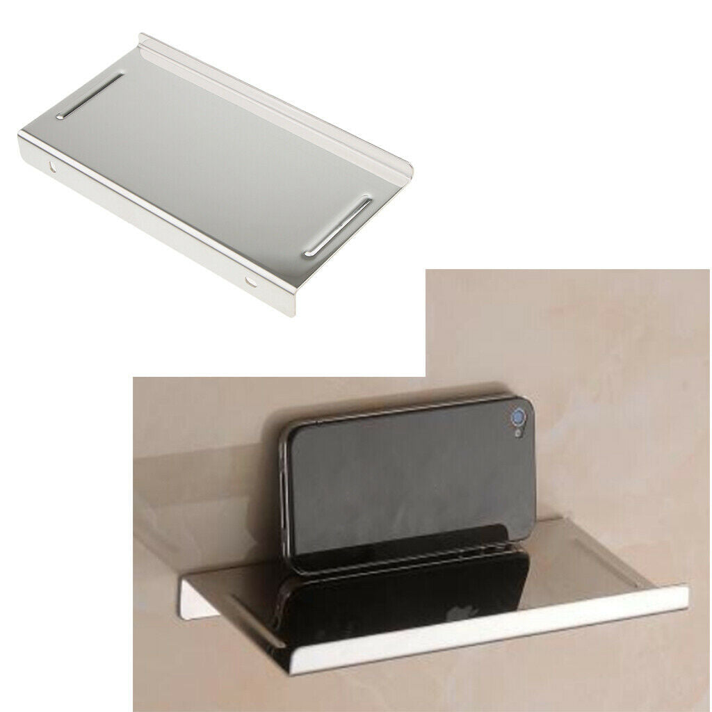 Stainless Steel Cell Phone Holder Wall-mounted Phone Holder For Bathroom,