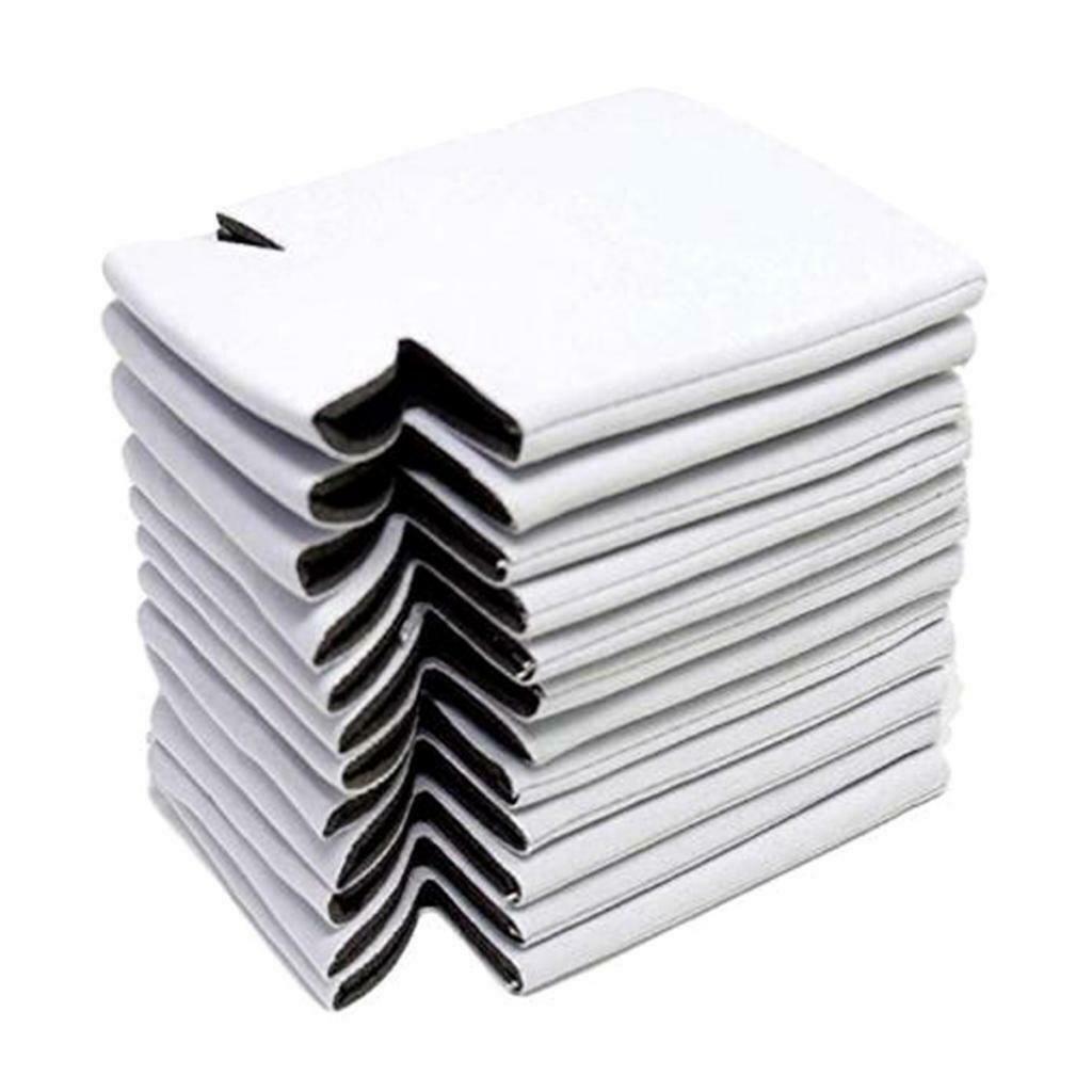 20pcs Beer Can Coolers Sleeves Foldable Drink Caddies for Parties Events BBQ