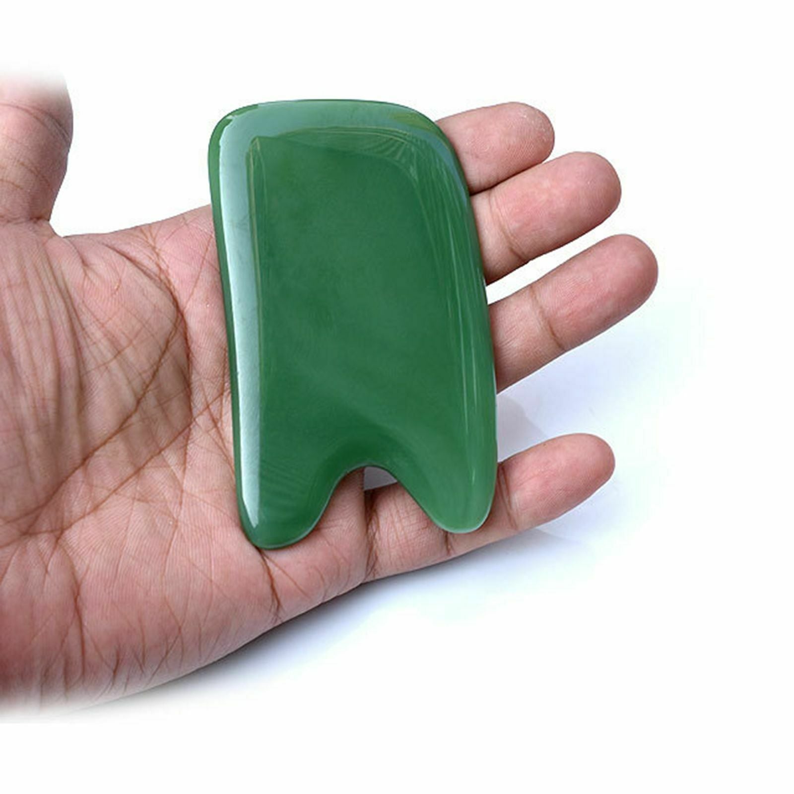 Massage Tool Jade Board Natural Facial Massager Guasha Stone Gua Sha Scraper