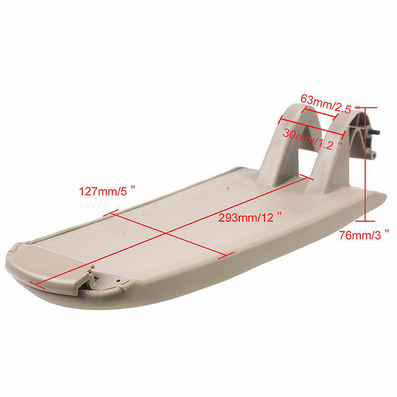Fit Audi A4 S4 B6 00-09 Leather Armrest Rest Center Box Console Lid Cover Beige