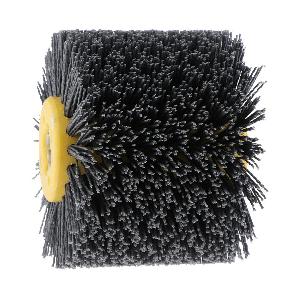 2x 180/240 Grit Abrasive Wire Drawing Wheel Burnishing Polishing Wheel