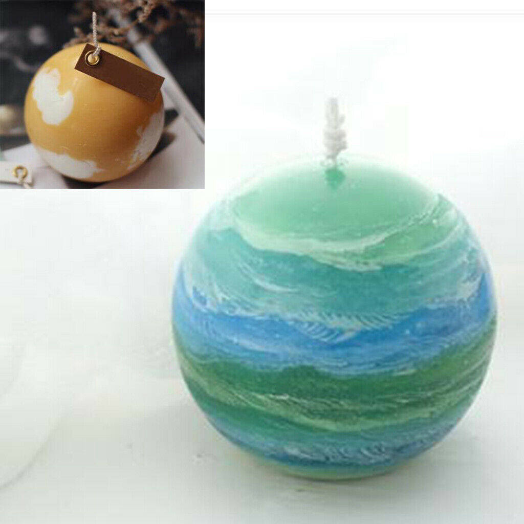 Plastic Round Sphere Soap Candle Making Mold Candle Mould for Handcraft 30mm