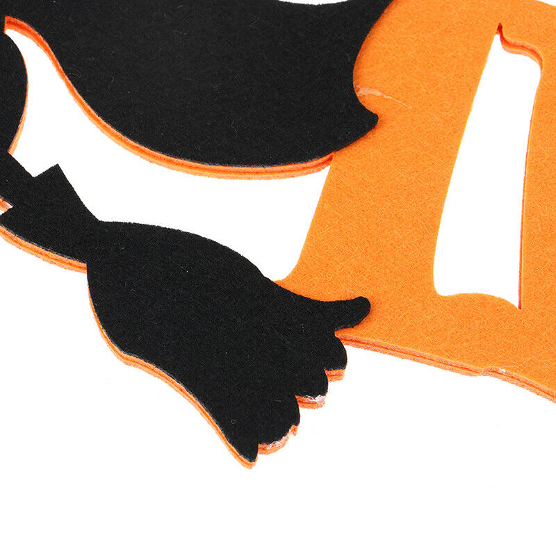 1pc Halloween Sign Pumpkin Hanging Pendant Ornament For DIY Window Door WallBDA