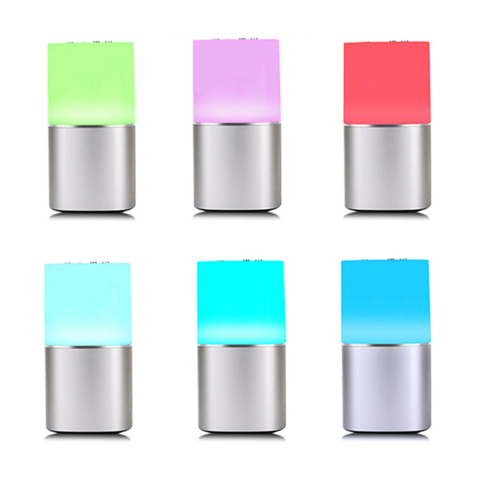 Bluetooth Speaker LED Night Lights Table Lamp TF Card Support Stereo Bass