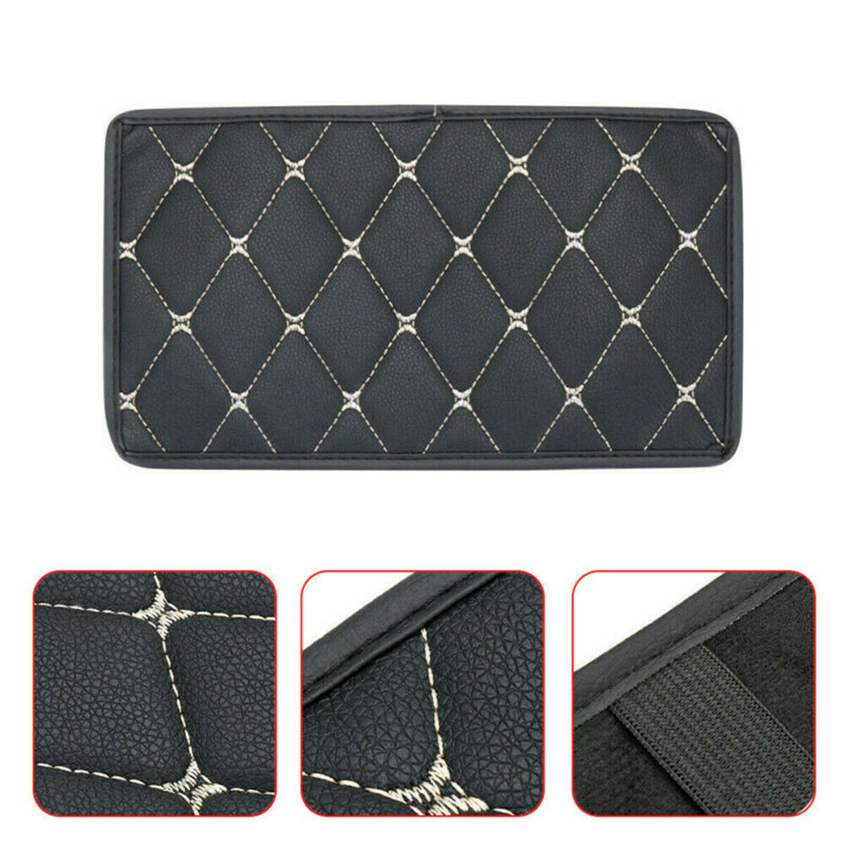 Car Armrest Pad Cover Center Console Box PU Leather Mat Cushion Auto Accessories
