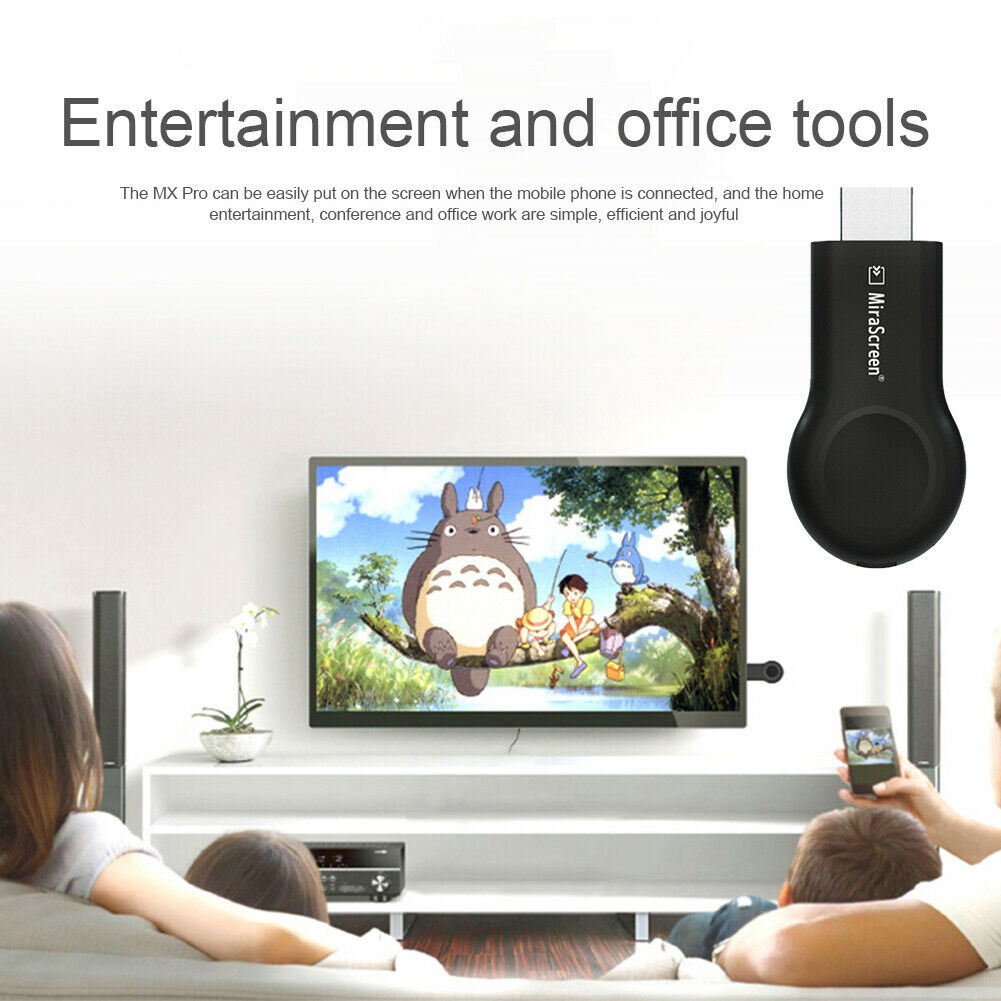 HDMI-compatible 1080P WIFI Dongle Phone to TV Video Audio Adapter for iPhon @