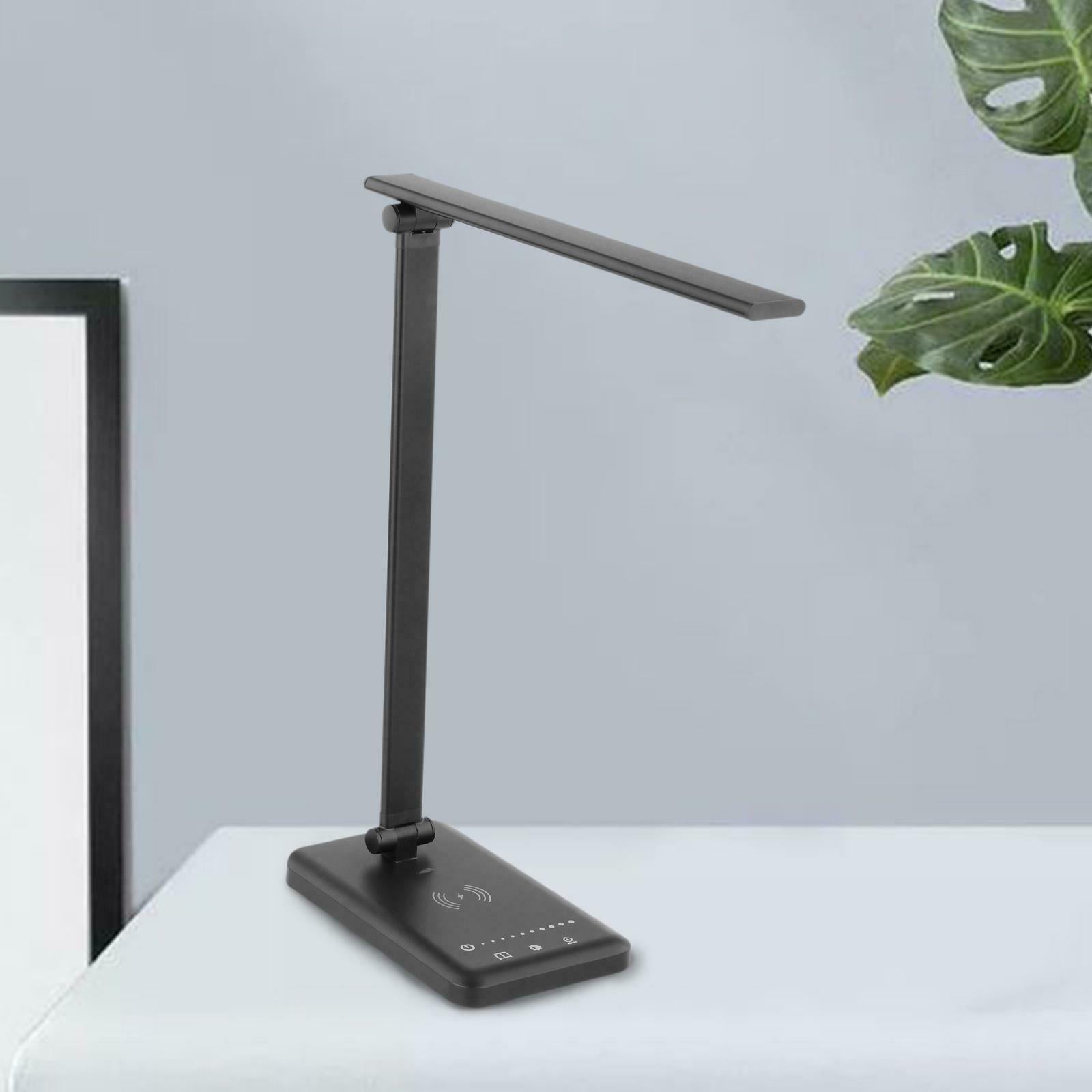 Desk Lamp USB Charging Port Desktop Bedside Table Light 30/60mins Timer