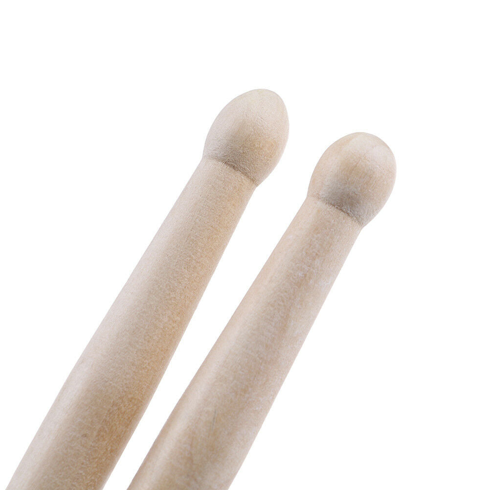 1Pair/2Pcs 32Cm Maple Wood Military Drum Sticks Music Band Drumsticks  DD