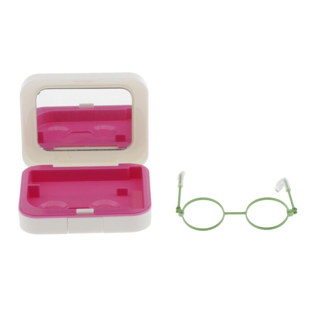 1/3 Glasses without Lenses w/ Storage Boxes for 23inch BJD DIY Dress up
