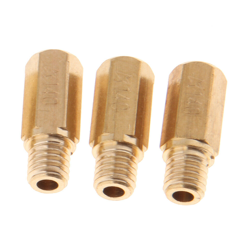 10Pcs Carburetor Carb Hex Main Jets 140 for PWK   FCR KOSO KOK